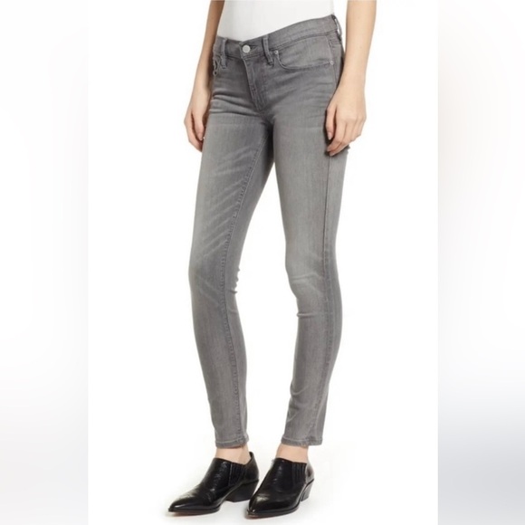 Hudson Krista Super Skinny Jeans in Gain Grey Women’s Size 25 - Picture 1 of 16